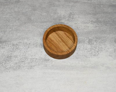 Соусник деревянный круглый, дуб Ø6 см от мастерской DIVIRO
